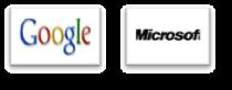 Logos Microsoft Google